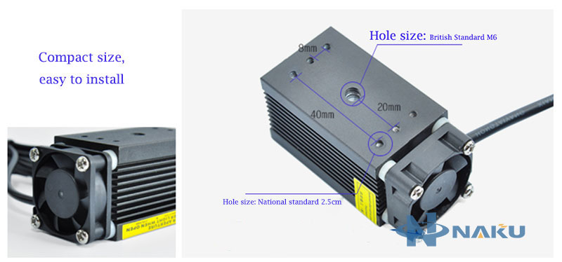 450nm 1000mw Blue laser module Special for engraving